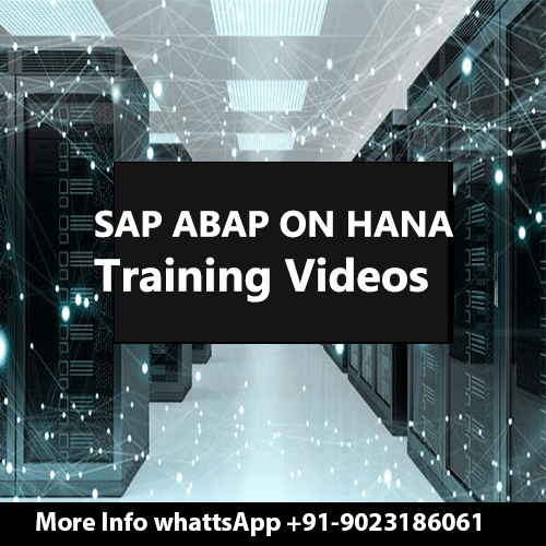 SAP ABAP ON HANA Training Videos