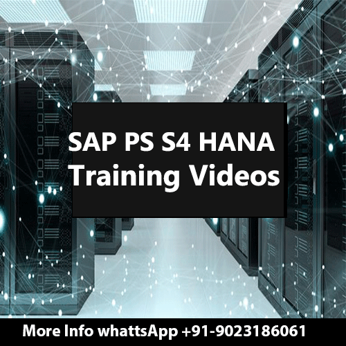 SAP PS S4 Hana Training Videos